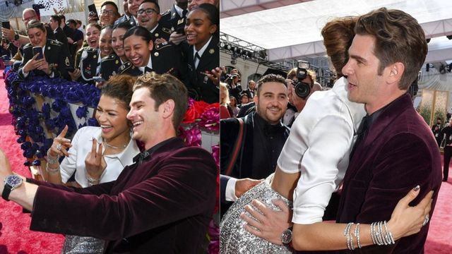 Andrew Garfield with Zendaya