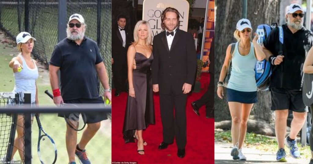 Russell Crowe and Girlfriend Britney Theriot 